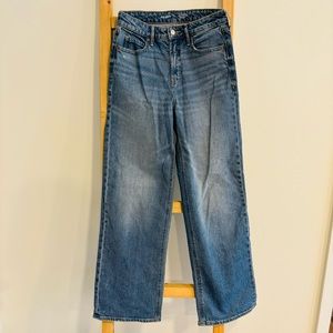 Old Navy Extra High-Rise Sky-Hi Wide Leg Denim Jeans
